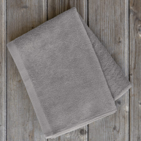 Πετσέτα 80x180 Πισίνας Plaza - Dark Beige - VAT Dyed 460gsm - 100% Βαμβάκι