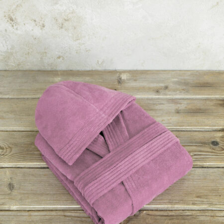 Μπουρνούζι με κουκούλα Zen - Medium - Dark Rose