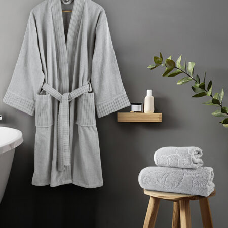 Μπουρνούζι Kimono - Large - Velvet Gray