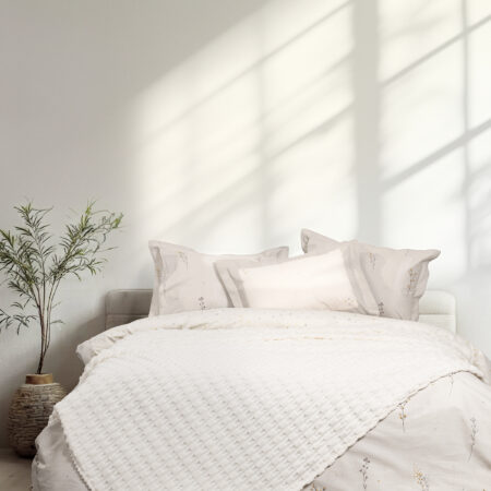 Κουβέρτα Μονή 160x220 - Savara Ivory