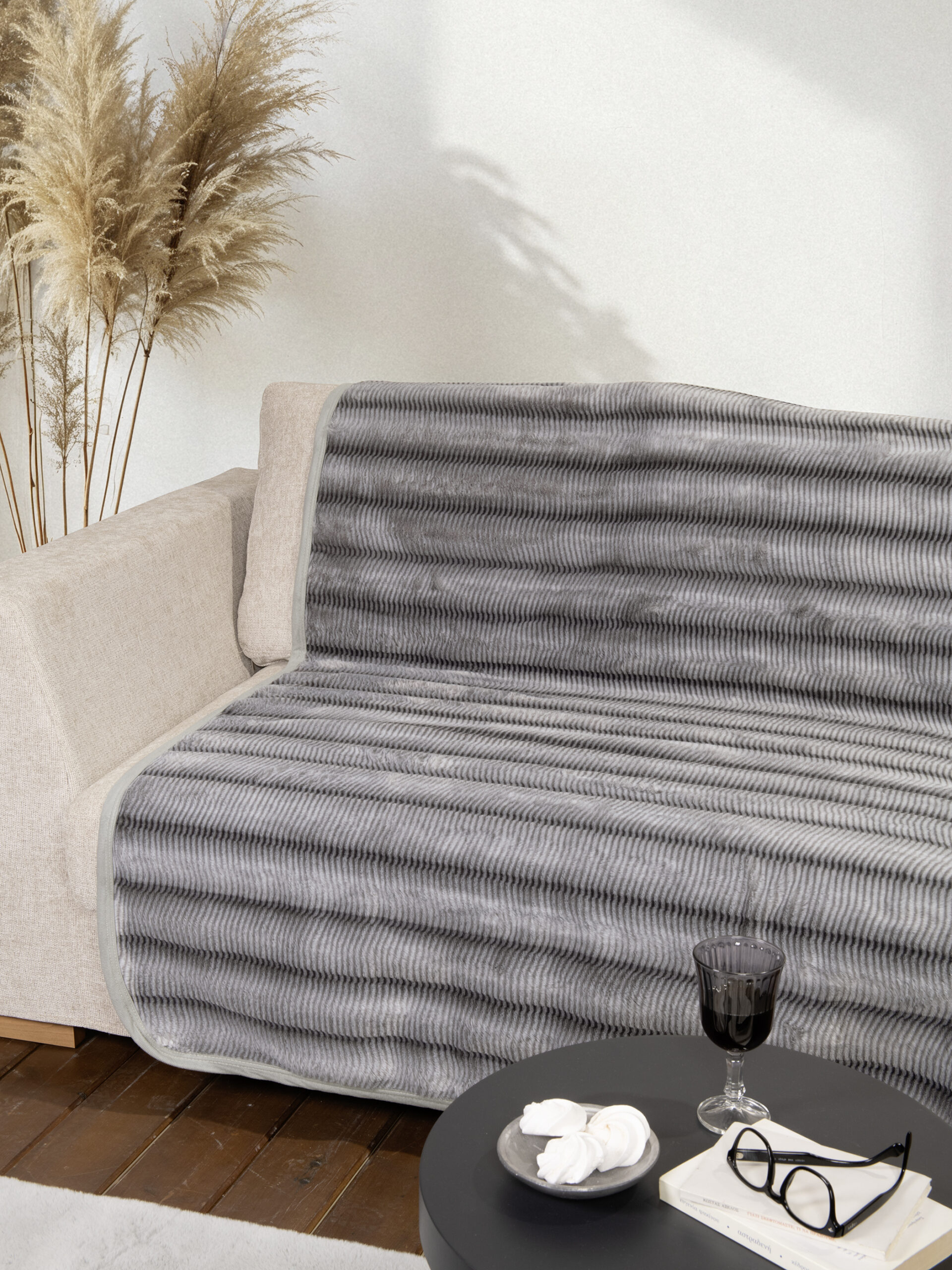 Ριχτάρι Αντιολισθητικό 180x250 - Lunetta Light Gray