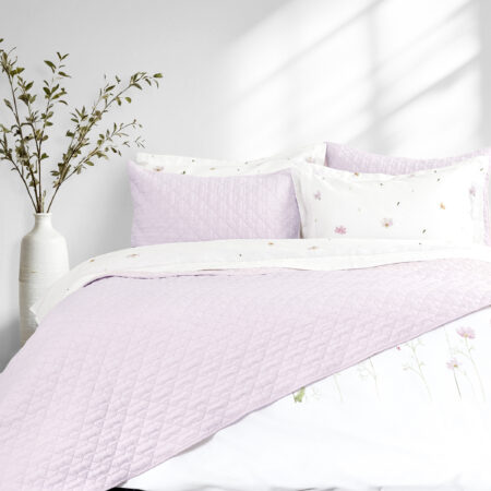 Κουβερλί Υπέρδιπλο 220x240 - Arden Lilac / Pink