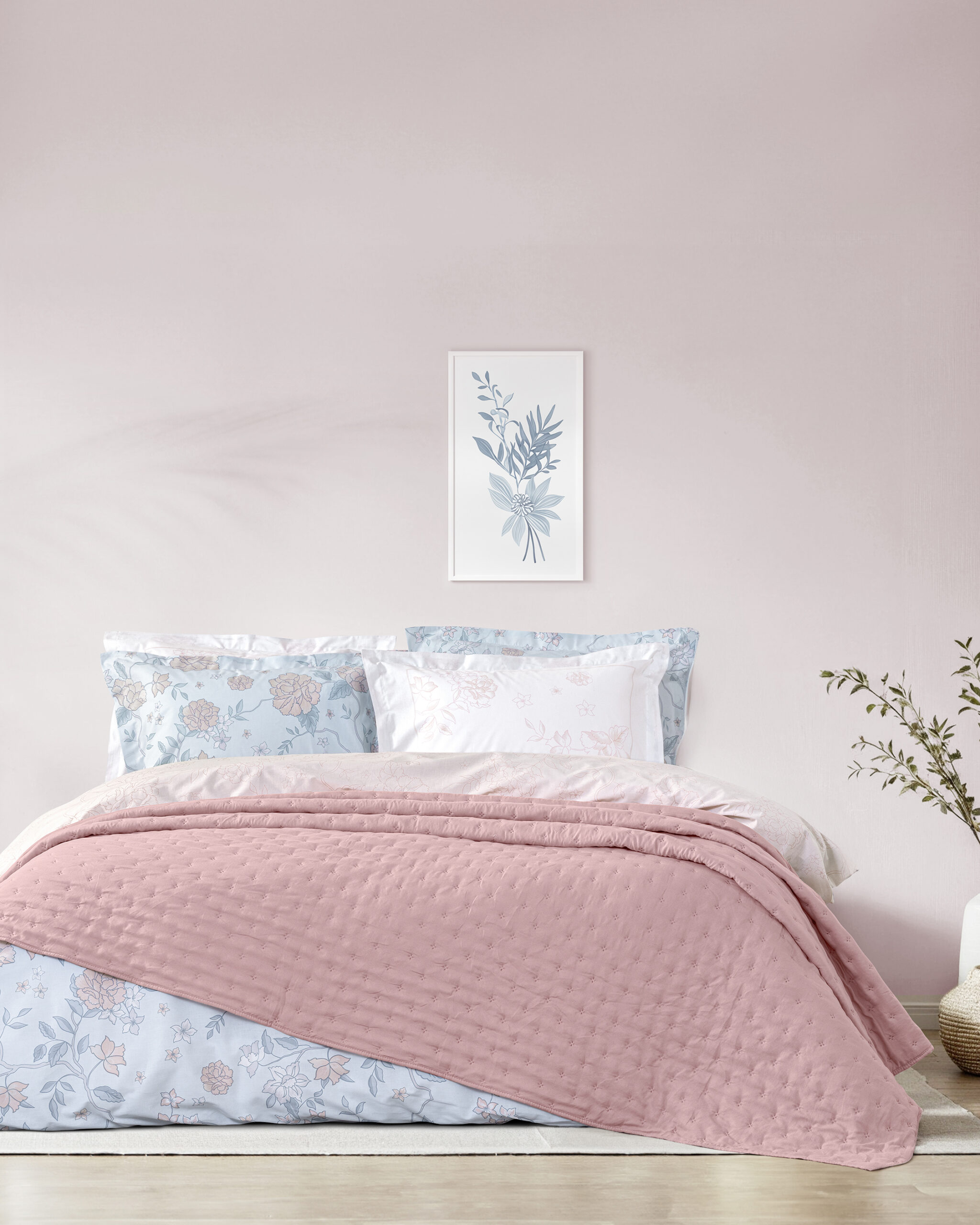 Κουβερλί Μονό 160x240 - Clay Apple Pink