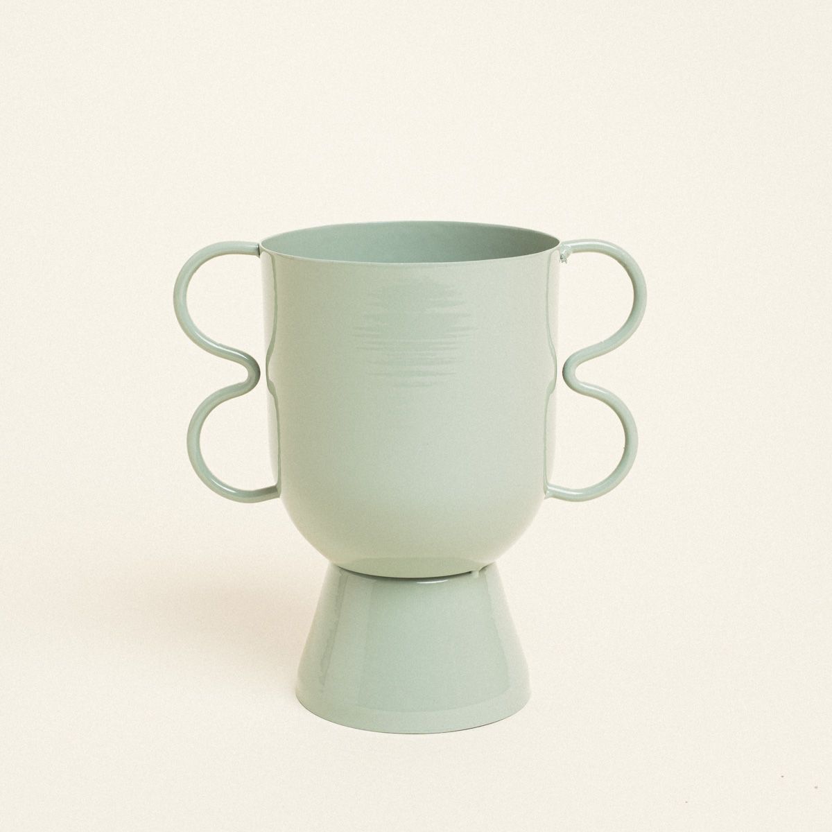 Beauty Home Βάζο Μεταλλικό 15 cm x 10 cm x 16 cm - Image 2