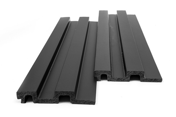 PS PANEL ΜΕ 3D ΠΗΧΑΚΙΑ 10 RESIDENCE 21/122 mm BLACK NewPlan