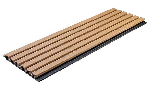 WPC PANEL 2ης ΓΕΝΙΑΣ ΜΕ 3D ΠΗΧΑΚΙΑ 25/147.5mm OAK 5580 NewPlan - Image 4