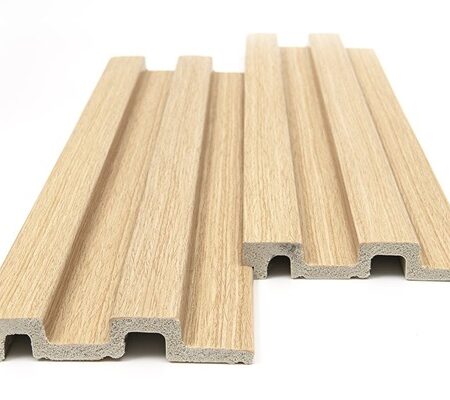 PS PANEL ΜΕ 3D ΠΗΧΑΚΙΑ 04 RESIDENCE 21/122 mm WHITE OAK NewPlan