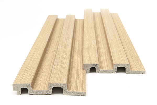 PS PANEL ΜΕ 3D ΠΗΧΑΚΙΑ 04 RESIDENCE 21/122 mm WHITE OAK NewPlan