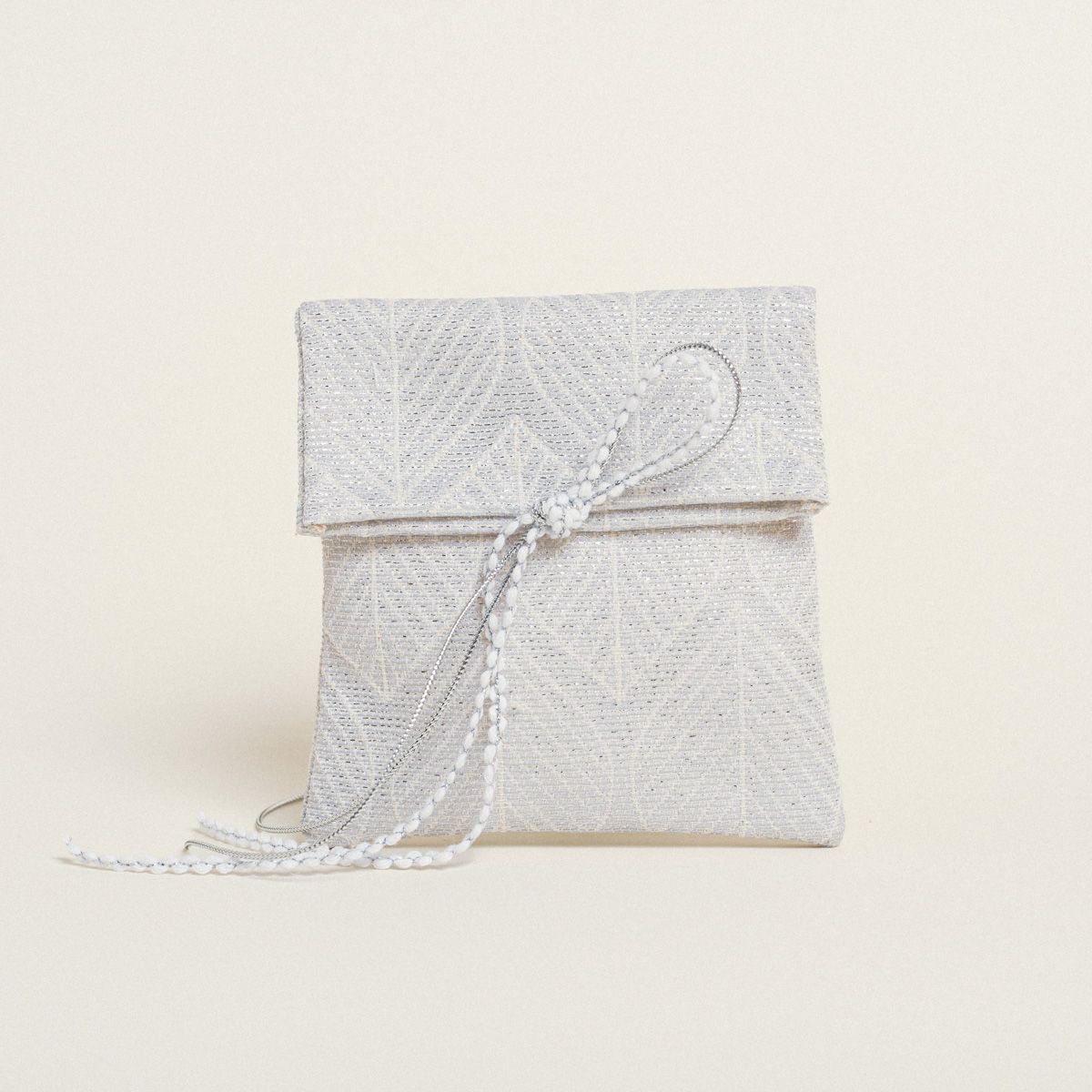 Beauty Home ΠΟΥΓΚΙ 12 x 17 cm ΖΑΚΑΡ ΦΥΛΛΟ ΡΕΤΡΟ LUREX ΑΣΗΜΙ - Image 2