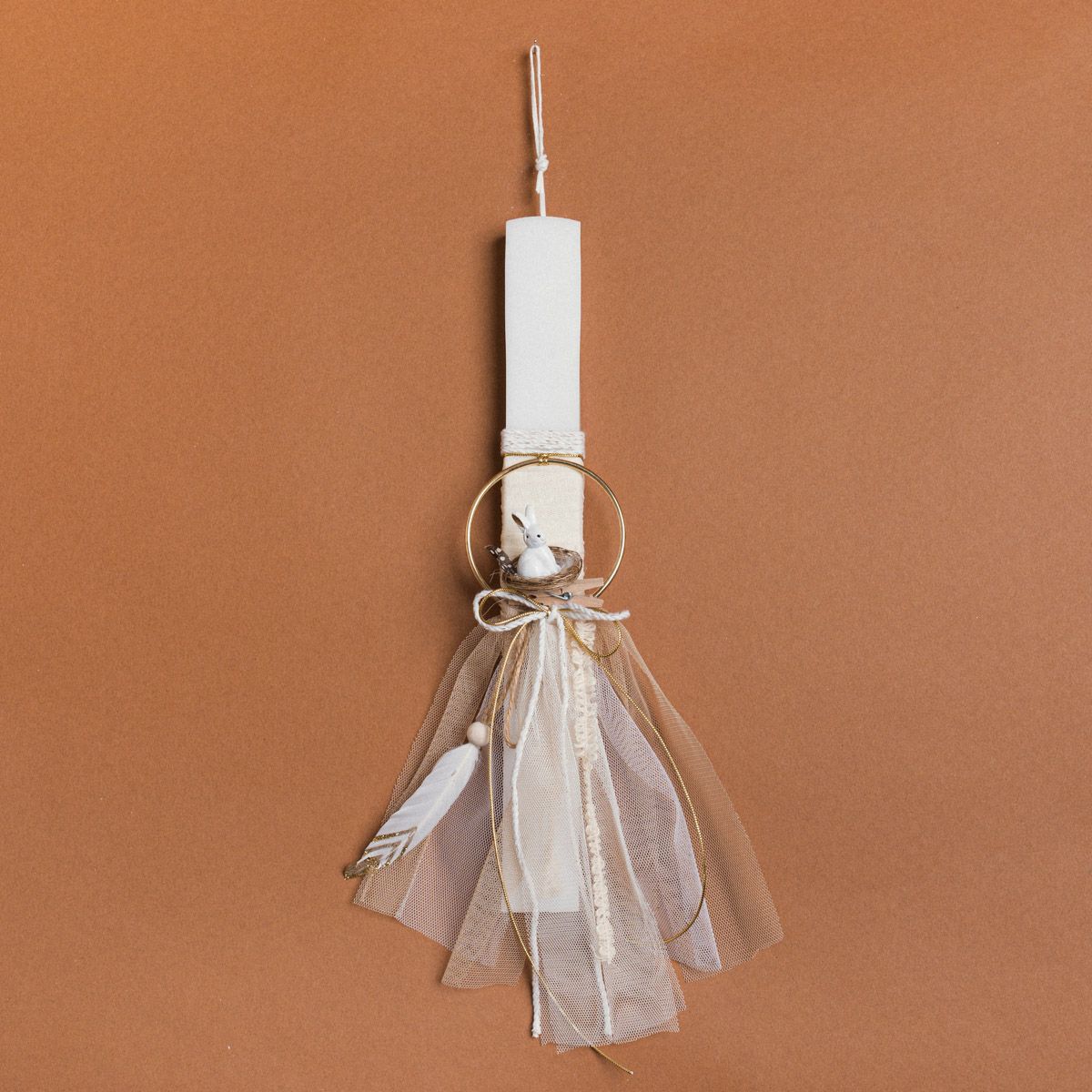 Beauty Home ΛΑΜΠΑΔΑ 33cm ΚΡΙΚΟΣ ΜΕ ΛΑΓΟ ΣΕ ΣΥΣΚΕΥΑΣΙΑ ΔΩΡΟΥ - Image 4