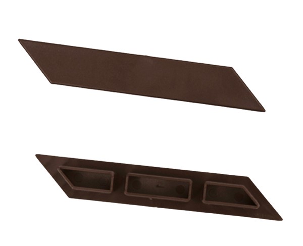 ΤΑΠΑ ΠΛΑΣΤΙΚΗ ΓΙΑ DECK ΠΕΡΙΦΡΑΞΗΣ Φ12mm 60110 D.BROWN LEFT NewPlan - Image 2