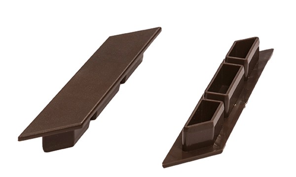 ΤΑΠΑ ΠΛΑΣΤΙΚΗ ΓΙΑ DECK ΠΕΡΙΦΡΑΞΗΣ Φ12mm 60110 D.BROWN LEFT NewPlan - Image 3