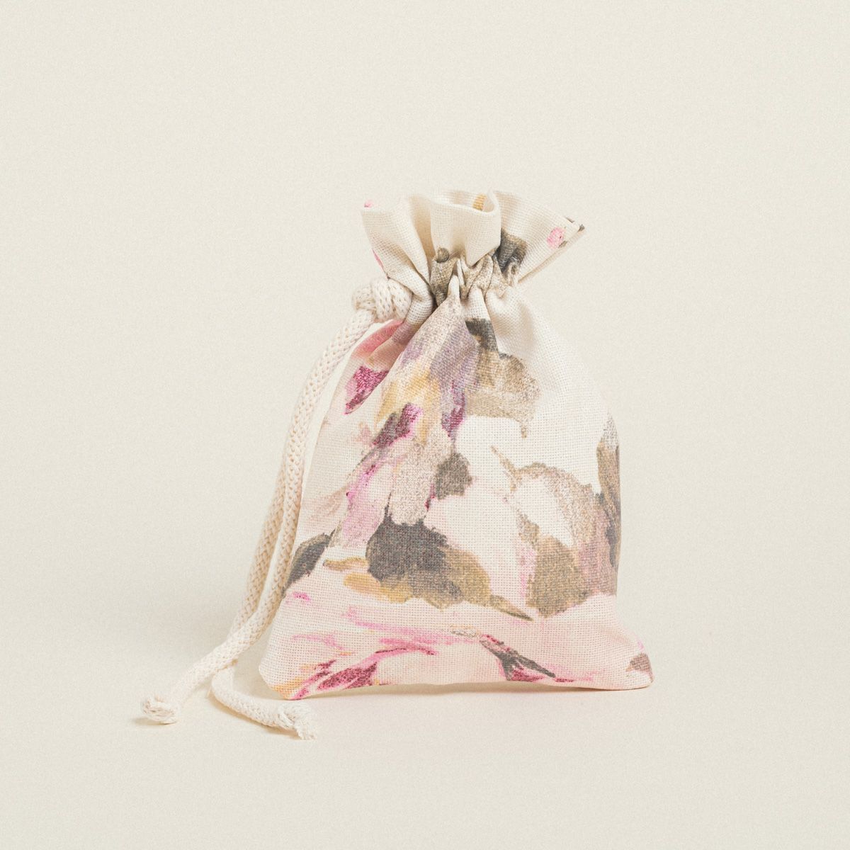 Beauty Home ΠΟΥΓΚΙ ΜΕ ΚΟΡΔΟΝΙ 12 x 17 cm ΚΛΑΣΙΚΟ ΦΛΟΡΑΛ ΕΚΡΟΥ
