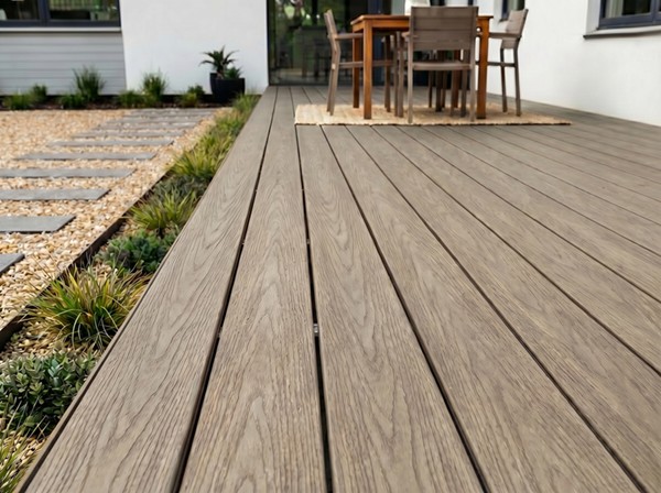 DECK-WPC ΔΑΠΕΔΟΥ PREMIUM 23/140mm ANTIQUE/WALNUT 620110 NewPlan - Image 2