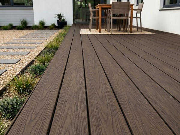 DECK-WPC ΔΑΠΕΔΟΥ PREMIUM 23/140mm ANTIQUE/WALNUT 620110 NewPlan - Image 3