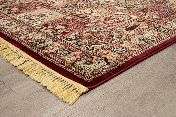 ΧΑΛΙ PERSIA 6283 BURGUNDY ΜΕ ΚΡΟΣΣΙ - 133X190 NewPlan - Image 2
