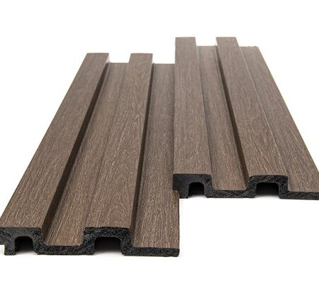 PS PANEL ΜΕ 3D ΠΗΧΑΚΙΑ 44 RESIDENCE 21/122 mm BROWN OAK NewPlan