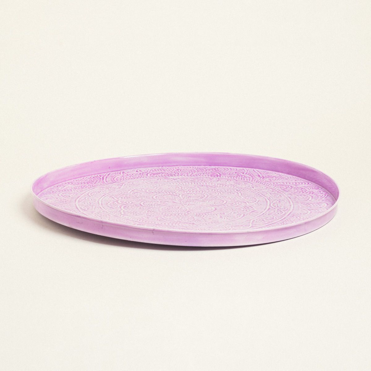 Beauty Home ΔΙΣΚΟΣ ΜΕΤΑΛΛΙΚΟΣ ΑΝΑΓΛΥΦΟΣ ΛΙΛΑ 60 CM - Image 2