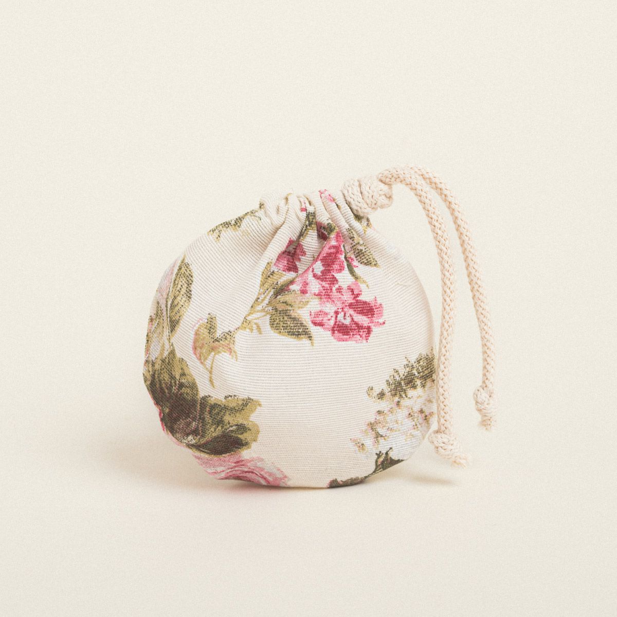 Beauty Home ΠΟΥΓΚΙ ΟΒΑΛ ΜΕ ΚΟΡΔΟΝΙ 13 x 14 cm ΦΛΟΡΑΛ VINTAGE - Image 2
