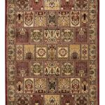 ΧΑΛΙ PERSIA 6283 BURGUNDY ΜΕ ΚΡΟΣΣΙ - 133X190  NewPlan