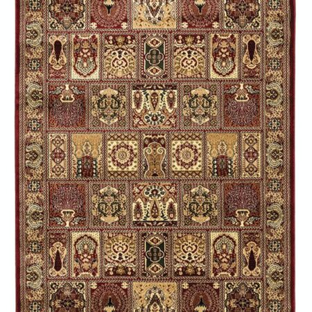 ΧΑΛΙ PERSIA 6283 BURGUNDY ΜΕ ΚΡΟΣΣΙ - SET067(2x140,1x200)  NewPlan