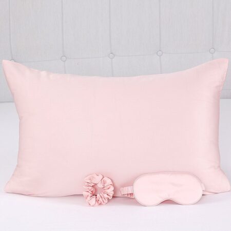 Beauty Home Σετ ομορφιάς ύπνου 3τμχ Art 7007 100% Tencel - Ροζ