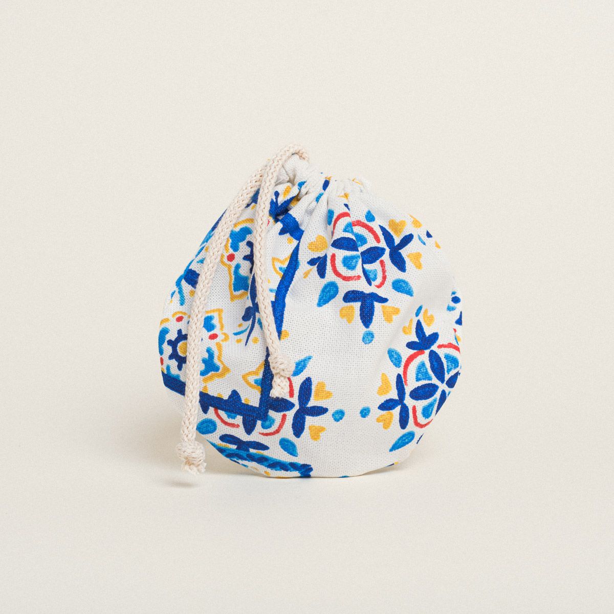 Beauty Home ΠΟΥΓΚΙ ΟΒΑΛ ΜΕ ΚΟΡΔΟΝΙ 13 x 14 cm ΑΖΟΥΛΕΖΟΥ - Image 2