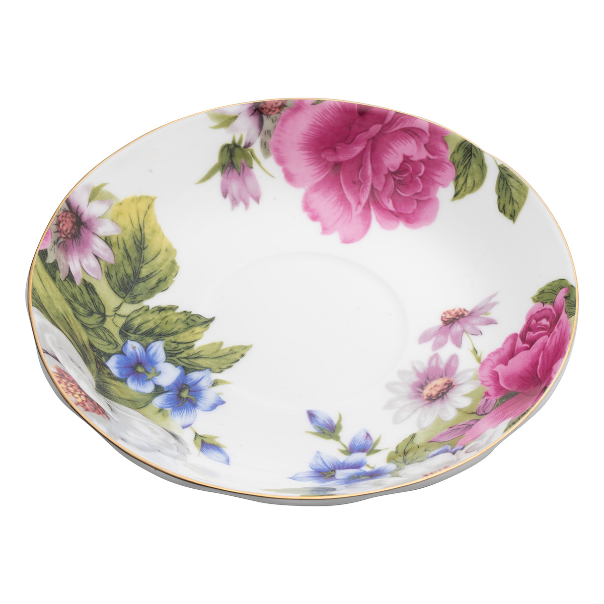Beauty Home Σετ τσαγιού πορσελάνης 13τμχ Eternal Art 7711 Σχέδιο λουλούδι - Image 6