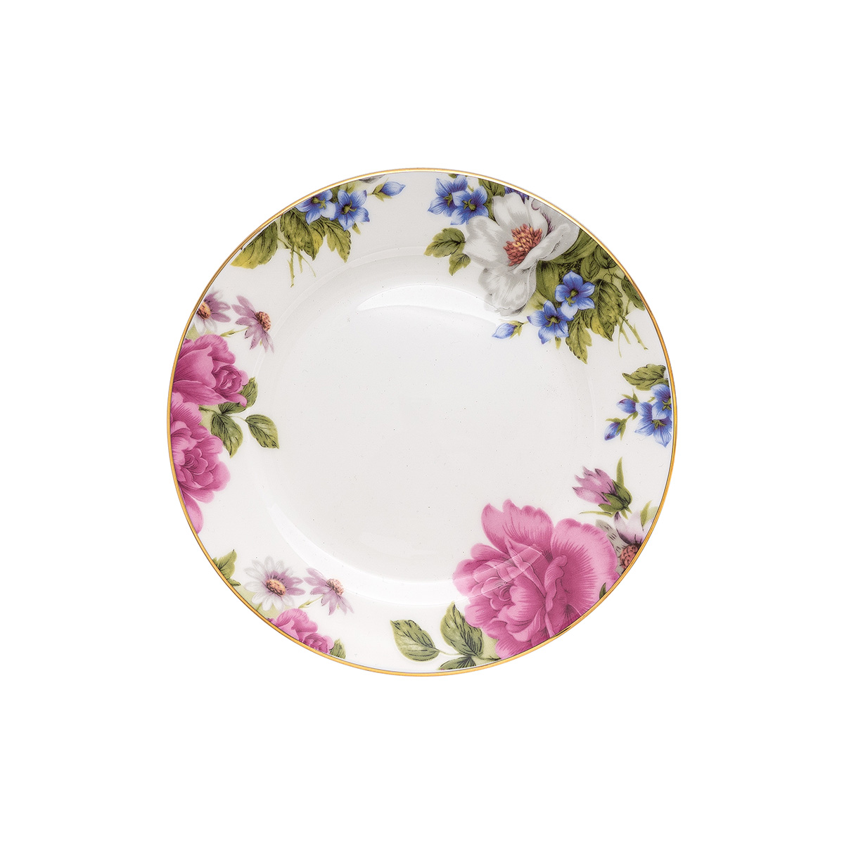 Beauty Home Πιάτο πορσελάνης με λουλούδια Eternal Art 7724-Φ20 - Image 2