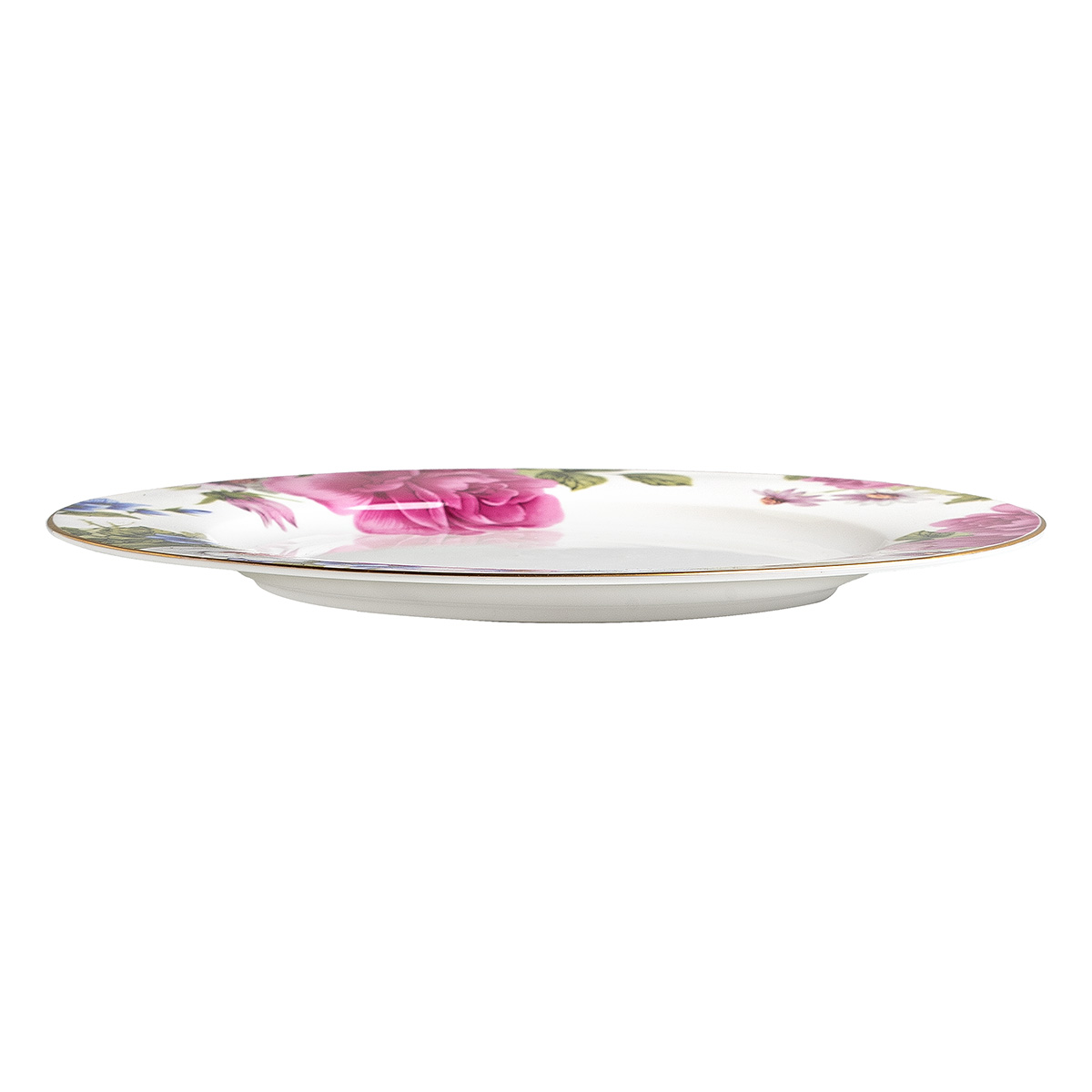 Beauty Home Πιάτο πορσελάνης με λουλούδια Eternal Art 7724-Φ27 - Image 3