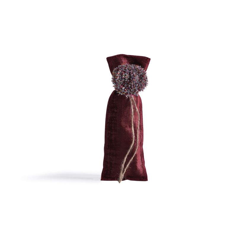 Beauty Home ΠΟΥΓΚΙ ΜΑΚΡΟΣΤΕΝΟ 6 x 19 cm ΒΕΛΟΥΔΟ ΜΠΟΡΝΤΩ