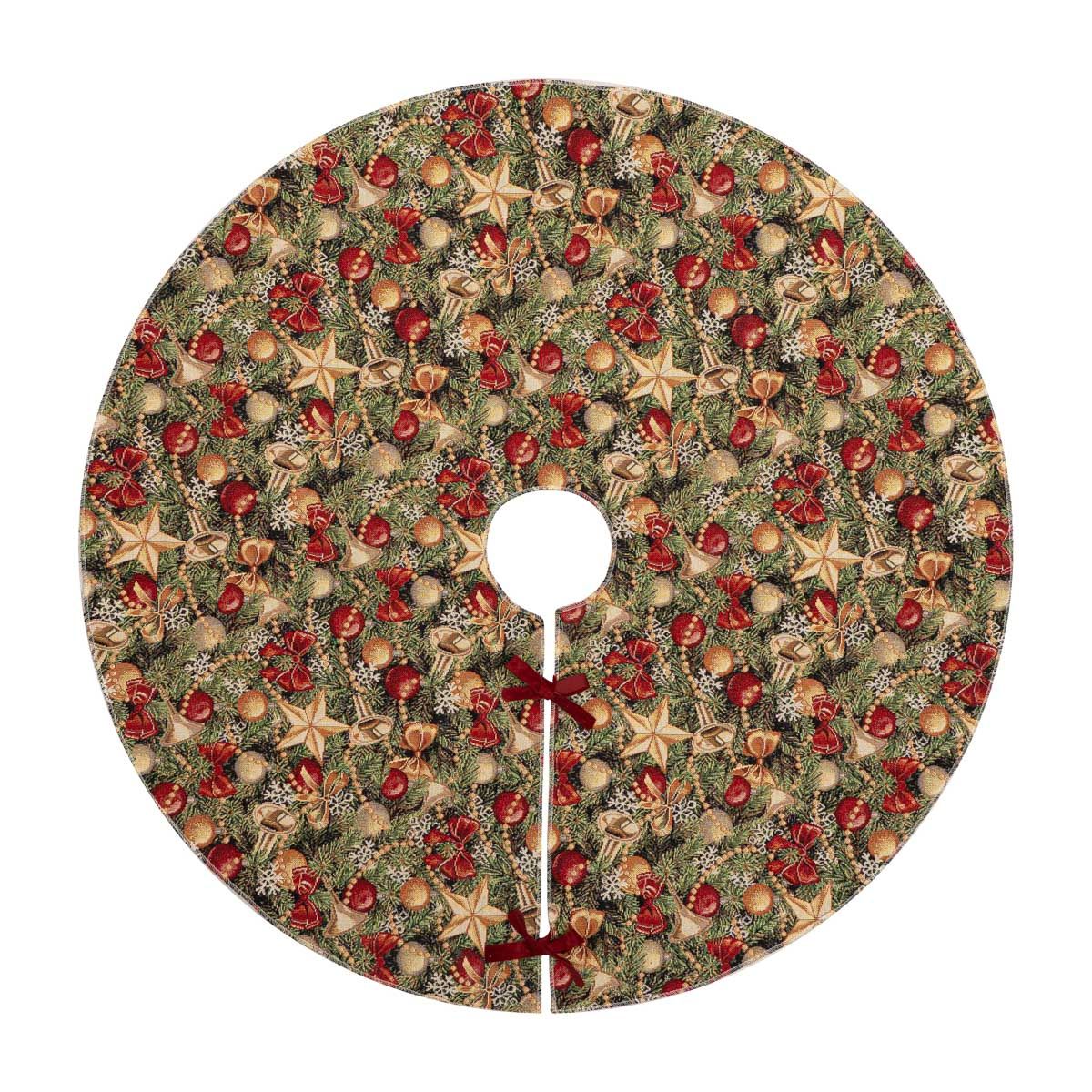Beauty Home ΠΟΔΙΑ ΔΕΝΤΡΟΥ 90 CM ΣΤΟΦΑ HAPPY HOLIDAY - Image 4