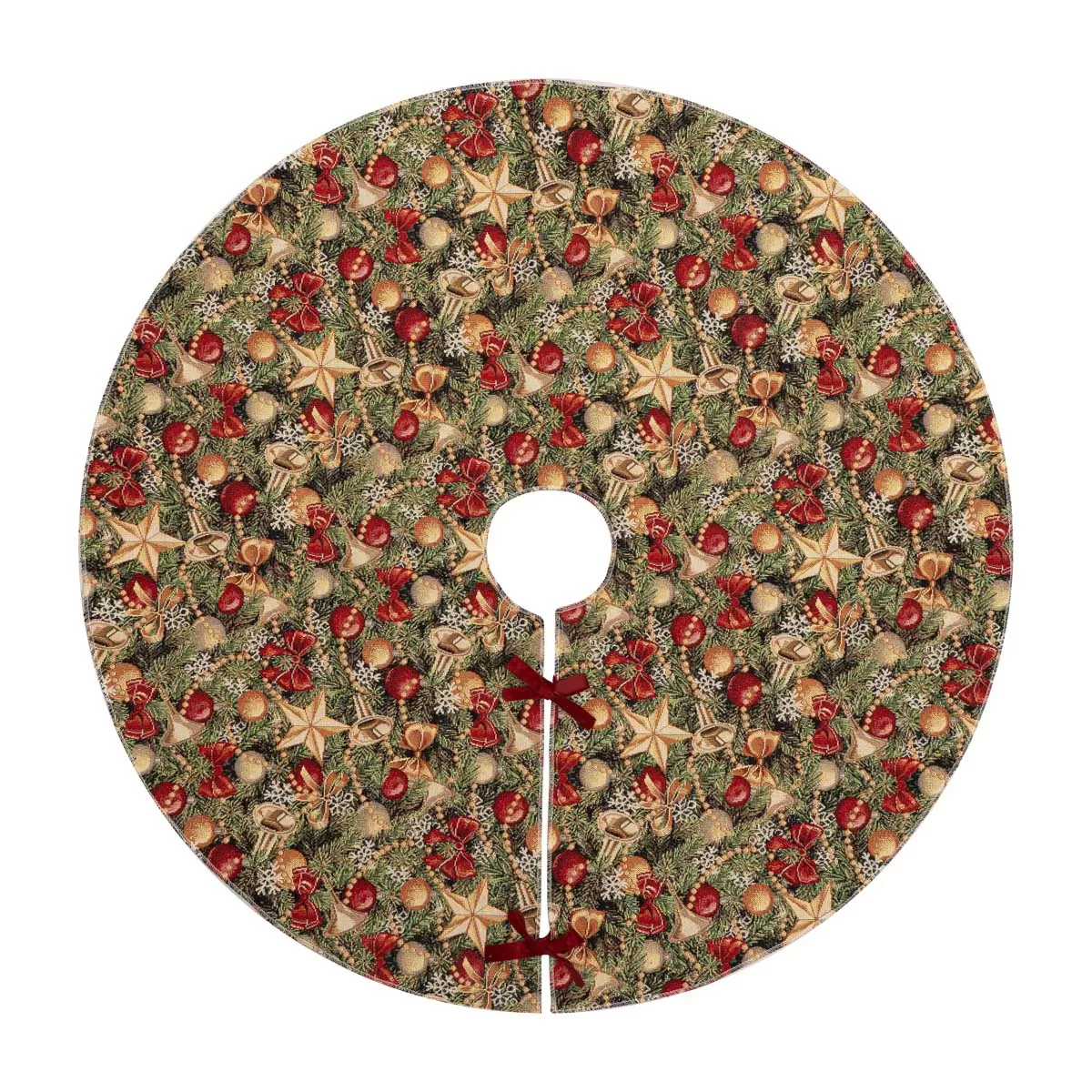 Beauty Home ΠΟΔΙΑ ΔΕΝΤΡΟΥ 90 CM ΣΤΟΦΑ HAPPY HOLIDAY - Image 2