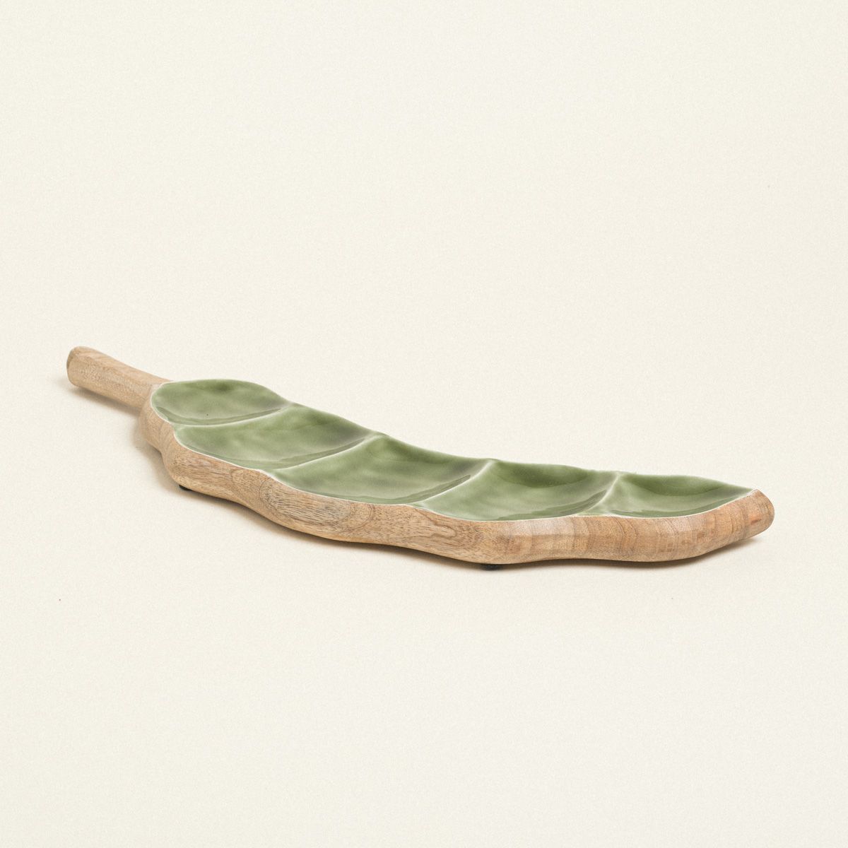 Beauty Home ΠΙΑΤΕΛΑ ΞΥΛΙΝΗ ΜΕ ΣΜΑΛΤΟ ΦΑΣΟΛΙ 11 x 50 cm - Image 2