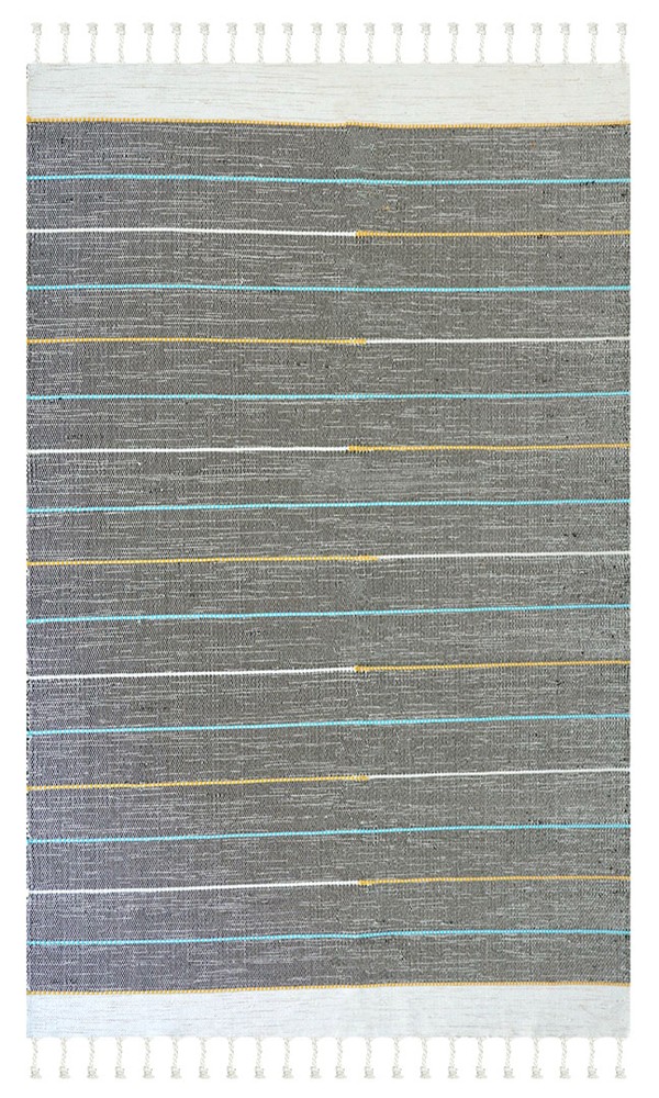 ΧΑΛΙ RIBELLA ΧΕΙΡΟΠΟΙΗΤΟ 100 D.GREY - 133X190 NewPlan