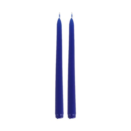 Beauty Home 2 κεριά – Μπλε ίντιγκο Ø2.2 x 25 cm