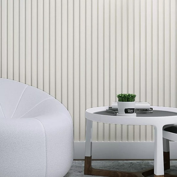 MDF PANEL ΜΕ 3D ΠΗΧΑΚΙΑ 502040 BEAT ST 16/119/2750mm WHITE NewPlan - Image 5
