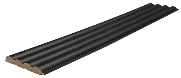 MDF PANEL ME 3D ΠΗΧΑΚΙΑ 805090 WAVE ST 16/119/2750mm BLACK EDITION NewPlan - Image 2