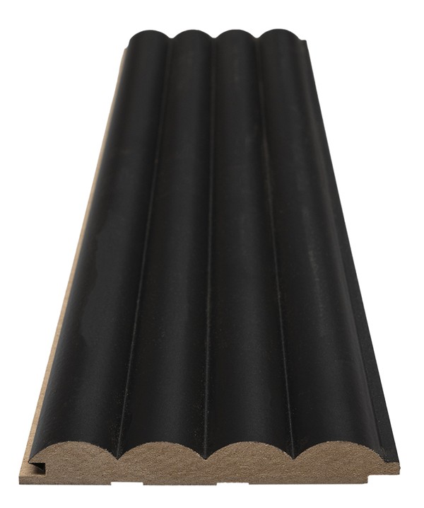 MDF PANEL ME 3D ΠΗΧΑΚΙΑ 805090 WAVE ST 16/119/2750mm BLACK EDITION NewPlan - Image 3