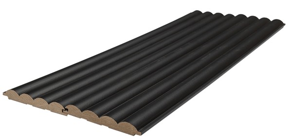 MDF PANEL ME 3D ΠΗΧΑΚΙΑ 805090 WAVE ST 16/119/2750mm BLACK EDITION NewPlan - Image 4