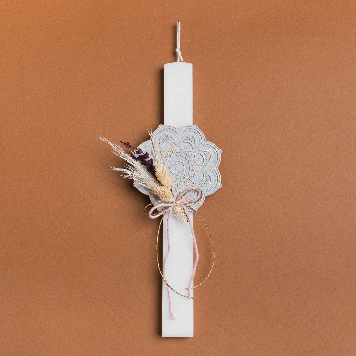 Beauty Home ΛΑΜΠΑΔΑ 33cm ΣΟΥΒΕΡ ΔΙΧΡΩΜΟ ΜΕ ΑΠΟΞΗΡΑΜΕΝΑ ΓΚΡΙ ΣΕ ΣΥΣΚΕΥΑΣΙΑ ΔΩΡΟΥ - Image 4