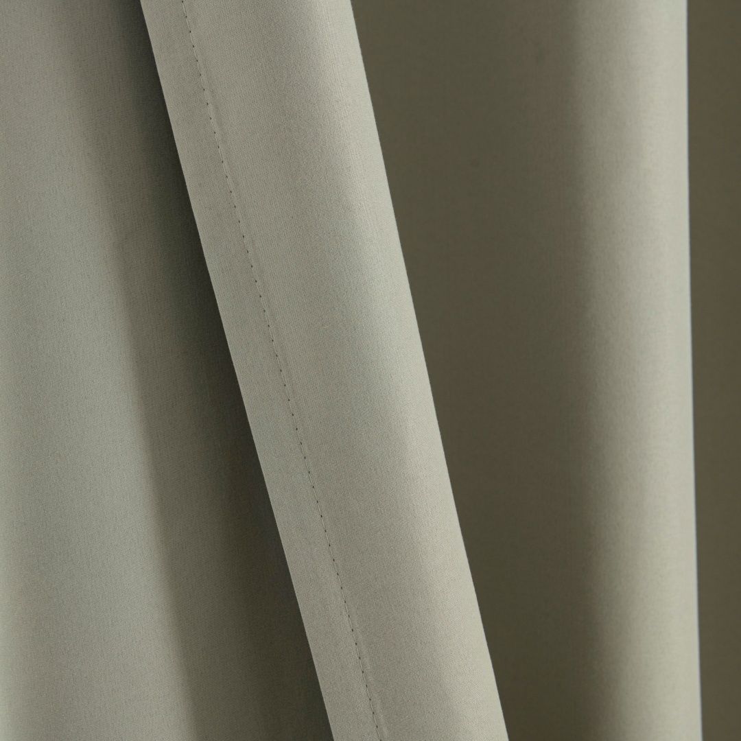 Beauty Home Κουρτίνα Full Blackout σκίασης με 8 κρίκους Soft Art 8391 Dark Beige-3 140x270 Σκούρο Μπεζ - Image 7