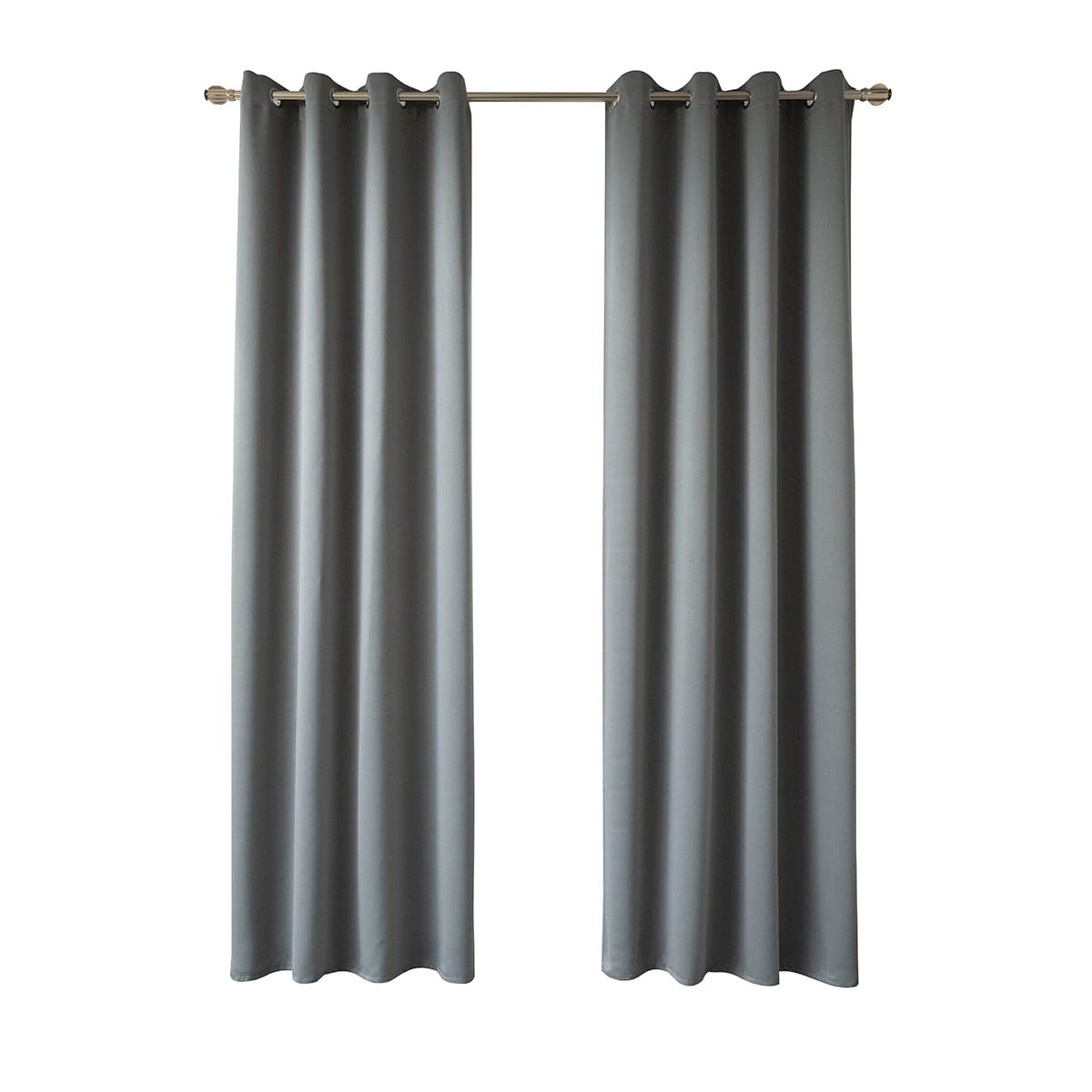 Beauty Home Κουρτίνα Blackout σκίασης με 8 κρίκους Art Ideal 8400 140x270 Ανθρακίτης - Image 9
