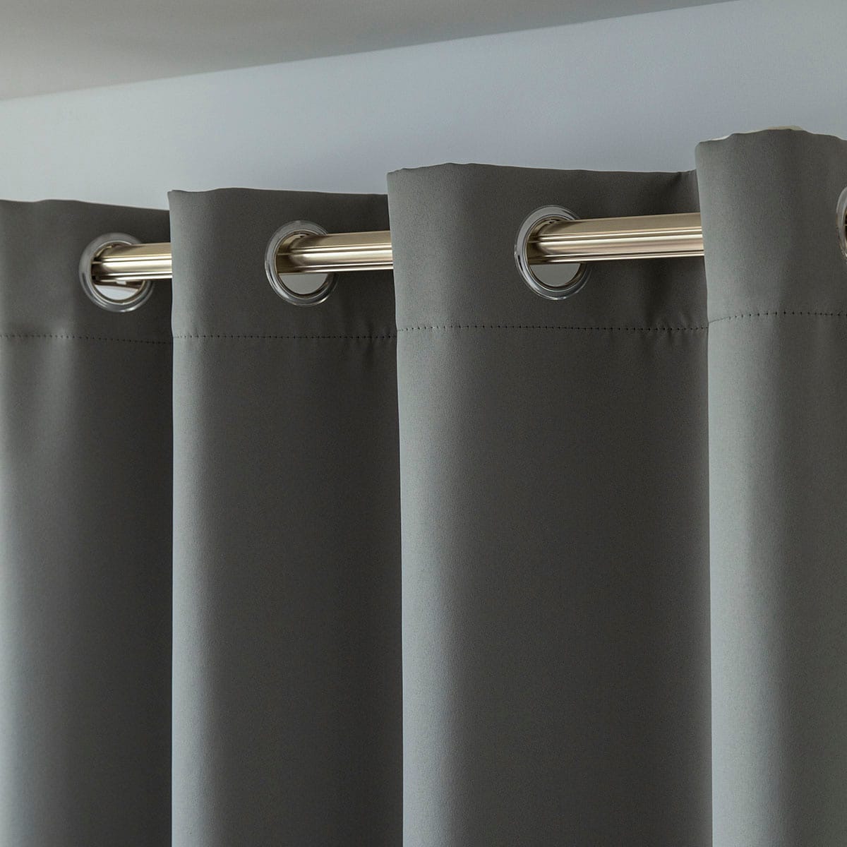 Beauty Home Κουρτίνα Blackout σκίασης με 8 κρίκους Art Ideal 8400 140x270 Ανθρακίτης - Image 5