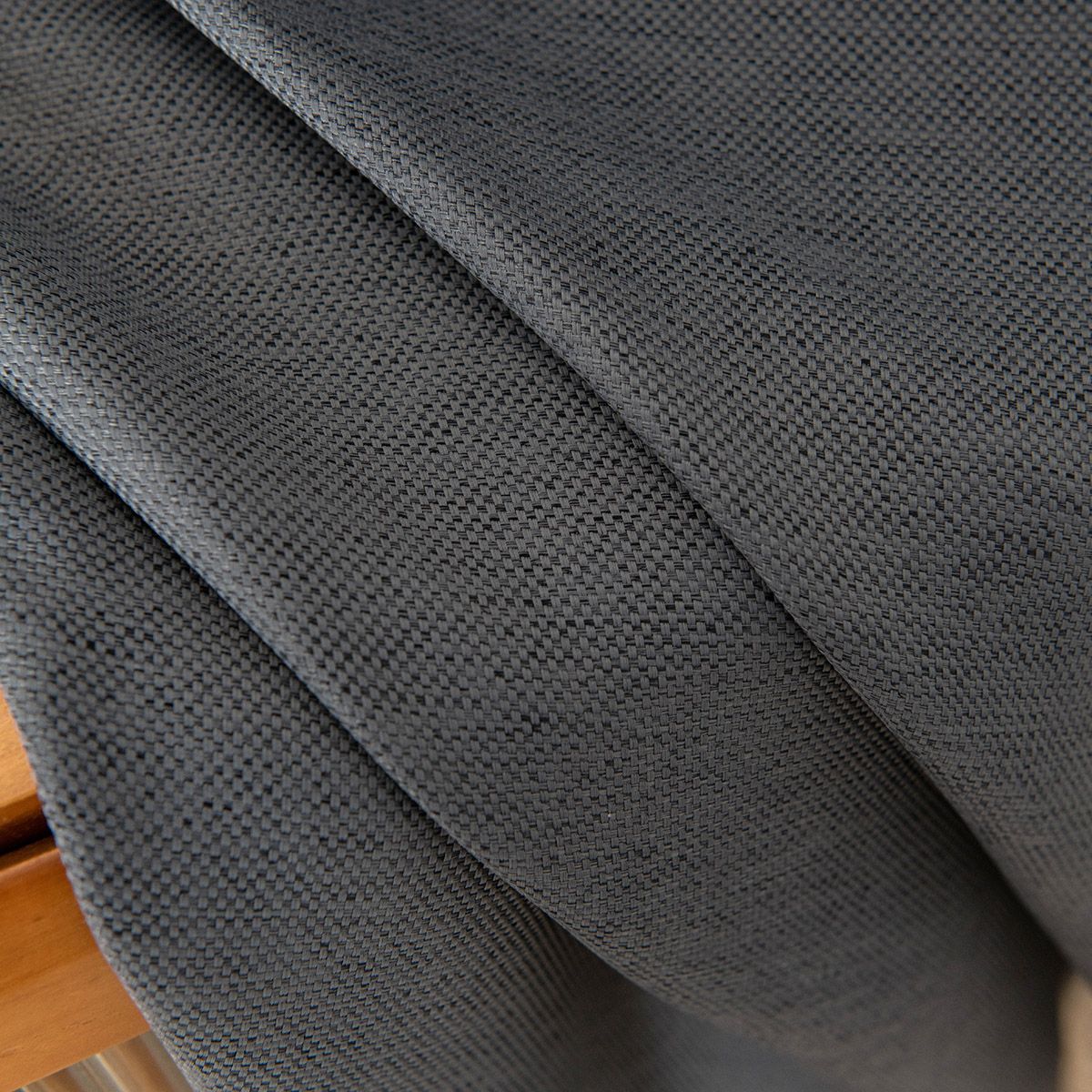 Beauty Home Κουρτίνα Blackout Jacquard σκίασης με 8 μεταλλικούς κρίκους Glare Art 8444 140x270 Ανθρακί - Image 13