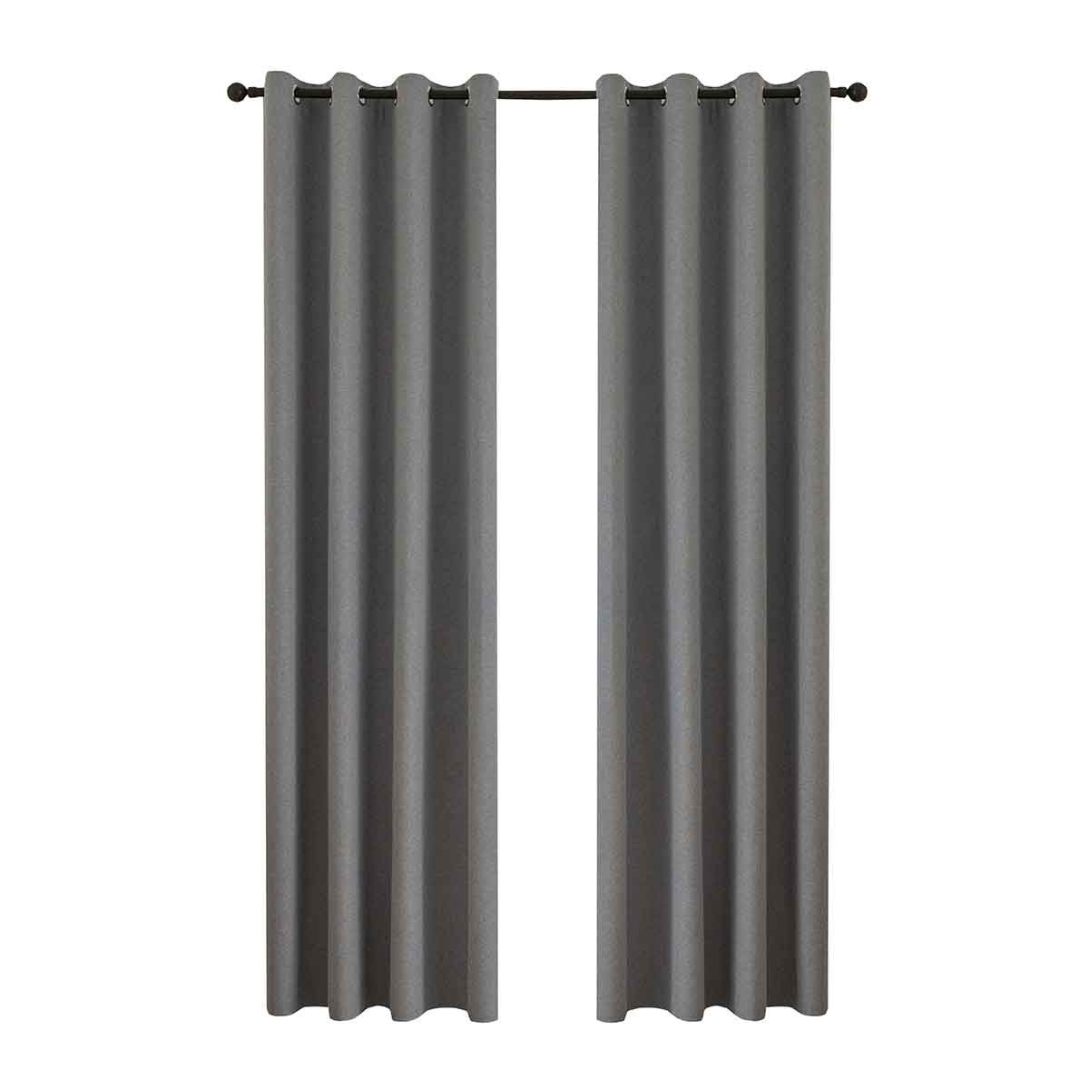Beauty Home Ύφασμα κουρτίνας με το μέτρο Full Blackout σκίασης Total Art 8446 Φ280 Ανθρακίτης - Image 15