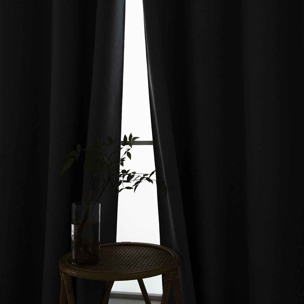 Beauty Home Ύφασμα κουρτίνας με το μέτρο Full Blackout σκίασης Total Art 8446 Φ280 Ανθρακίτης - Image 10