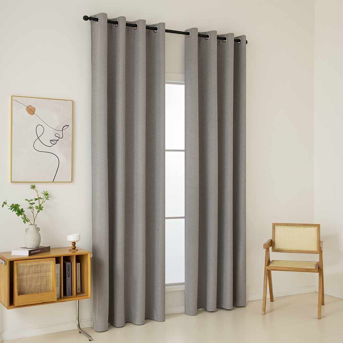 Beauty Home Ύφασμα κουρτίνας με το μέτρο Full Blackout σκίασης Total Art 8446 Φ280 Αμέθυστος - Image 3