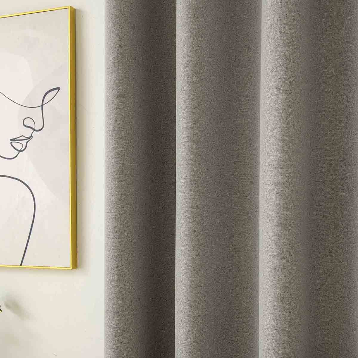 Beauty Home Ύφασμα κουρτίνας με το μέτρο Full Blackout σκίασης Total Art 8446 Φ280 Αμέθυστος - Image 5
