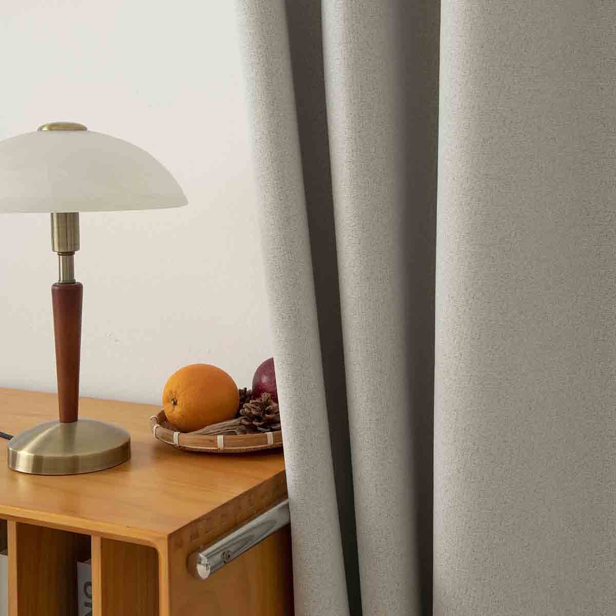 Beauty Home Ύφασμα κουρτίνας με το μέτρο Full Blackout σκίασης Total Art 8446 Φ280 Εκρού - Image 9